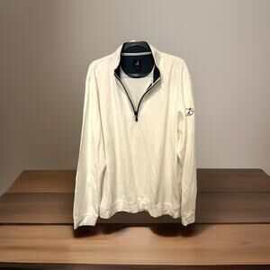 Johnnie-O Jacket Men XL Pullover 1/4 Zip Sully Sweater Sweatshirt Prep-formance